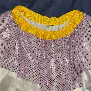 Sequin Skirt with Yellow and Purple Accents runDisney